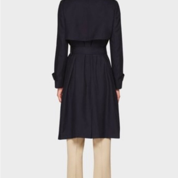 NWT Suistudio Quinn Navy Trench Size 2-6 - Picture 3 of 15